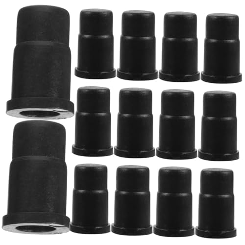 Sewroro 50 Stück Teiliges Caster Socket Einsätze aus Abs Verschleißfest und Robust Kleine Lenkrollen Stammhülsen für Bürostuhl und Möbelbeine Passend für Steckrollen Einfache für von Sewroro