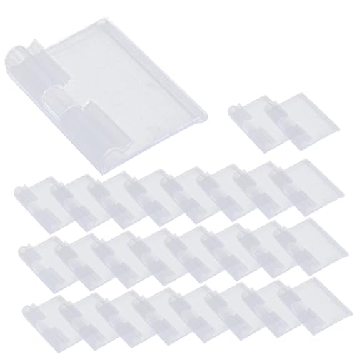 Sewroro 50 Stück Teiliges Preisschildhalter aus Transparentem Strapazierfähigem PVC für Supermarkt Ladenregale Einfach zu Befestigen und Abnehmbar Geeignet für Einzelhandel und Sewroro 50 Stück Teiliges Preisschildhalter aus Transparentem Strapazierfähigem PVC für Supermarkt Ladenregale Einfach zu Befestigen und Abnehmbar Geeignet für Einzelhandel und von Sewroro