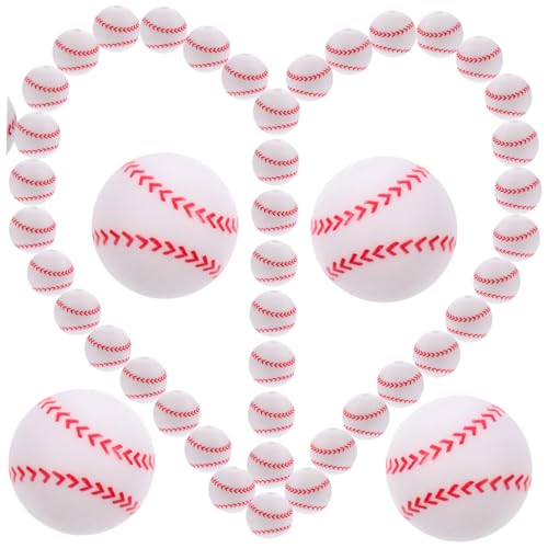 Sewroro 50 Stück Teiliges Silikon Perlen für DIY Schmuckherstellung Vielseitige Spacer Perlen für Armbänder Halsketten Ohrringe als für Sportfans Sewroro 50 Stück Teiliges Silikon Perlen für DIY Schmuckherstellung Vielseitige Spacer Perlen für Armbänder Halsketten Ohrringe als für Sportfans von Sewroro