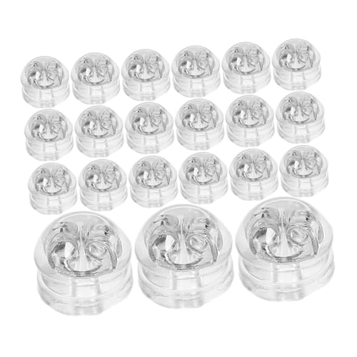 Sewroro 50 Stück Teiliges Silikon-metall Ohrstecker-verschlüsse Weiche Druckreduzierende Ersatz-clutch Transparente Sichere Ohrstecker-rückseiten für Damen und Herren Kompatibel mit Feinen Sewroro 50 Stück Teiliges Silikon-metall Ohrstecker-verschlüsse Weiche Druckreduzierende Ersatz-clutch Transparente Sichere Ohrstecker-rückseiten für Damen und Herren Kompatibel mit Feinen von Sewroro