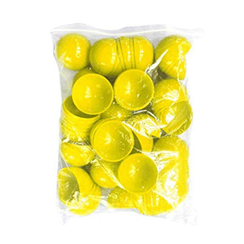 Sewroro 50 Stück Tombola-Kugeln Mini-Bingobälle Leere Runde Kapselkugeln Kleine Kunststoff-Hohlkugeln Für Kaugummiautomaten Kunststoffbehälter Überraschung Für Partygeschenke (4 Cm) von Sewroro