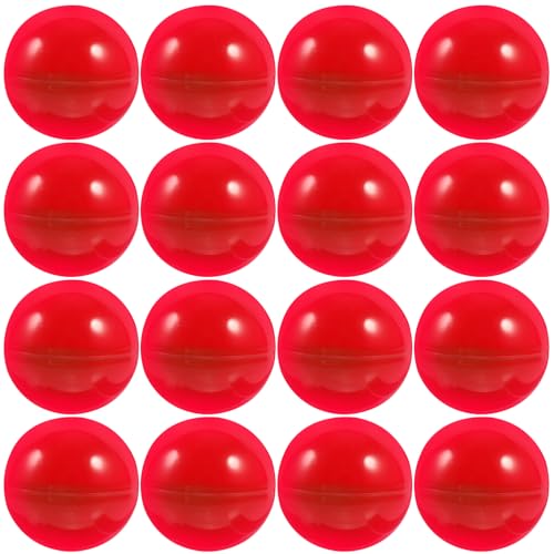 Sewroro 50 Stück Tombola-Kugeln Mini-Bingobälle Leere Runde Kapselkugeln Kleine Kunststoff-Hohlkugeln Für Kaugummiautomaten Kunststoffbehälter Überraschung Für Partygeschenke (4 Cm) von Sewroro