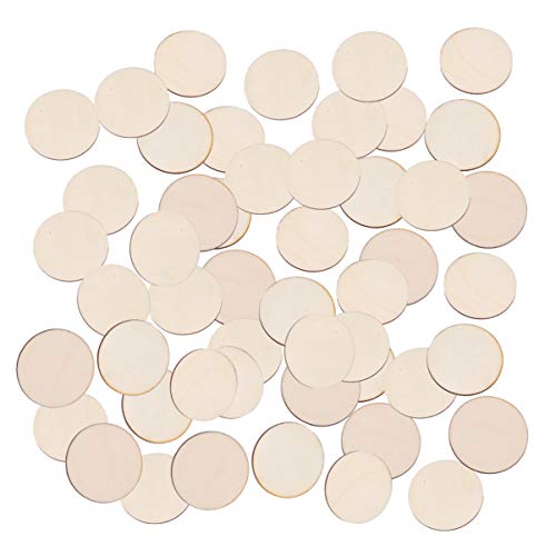 Sewroro 50 Stück Unbehandelte Holzscheiben Holzscheiben Kreis zum Basteln Blanko Runde Holzausschnitte Ornamente zum Malen Schreiben Heimdekoration 6Cm Sewroro 50 Stück Unbehandelte Holzscheiben Holzscheiben Kreis zum Basteln Blanko Runde Holzausschnitte Ornamente zum Malen Schreiben Heimdekoration 6Cm von Sewroro