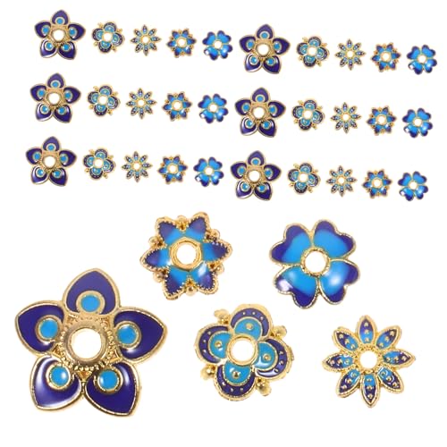 Sewroro 50 Stück Vintage Stil Blütenkappen Ornament für Diy Armbänder Ohrringe Hochwertige Schmuckherstellung Zubehör Sewroro 50 Stück Vintage Stil Blütenkappen Ornament für Diy Armbänder Ohrringe Hochwertige Schmuckherstellung Zubehör von Sewroro