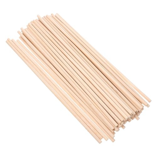 Sewroro 50 Stück Zylindrische Holzstäbe zum Basteln Glatte DIY Holzleisten für Kreative Handarbeiten Langlebige Naturholzstäbchen für Modellbau und Kunstprojekte Sewroro 50 Stück Zylindrische Holzstäbe zum Basteln Glatte DIY Holzleisten für Kreative Handarbeiten Langlebige Naturholzstäbchen für Modellbau und Kunstprojekte von Sewroro