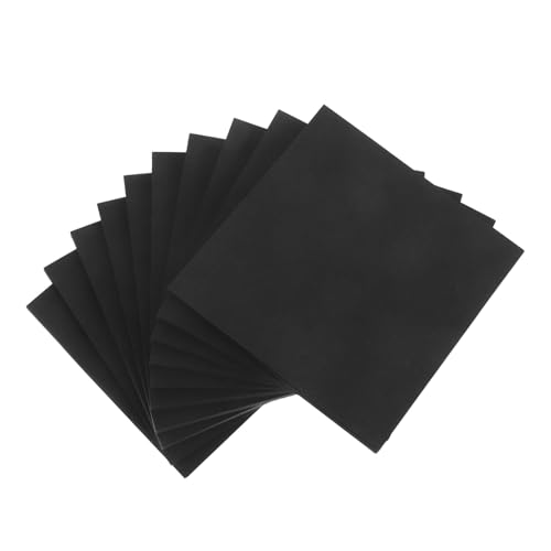 Sewroro 500 Blatt Schwarze Selbstklebende Haftnotizen Notizblock Papierpads Für Büro Schule Haushalt Vielseitig Abziehbar Ohne Rückstände von Sewroro