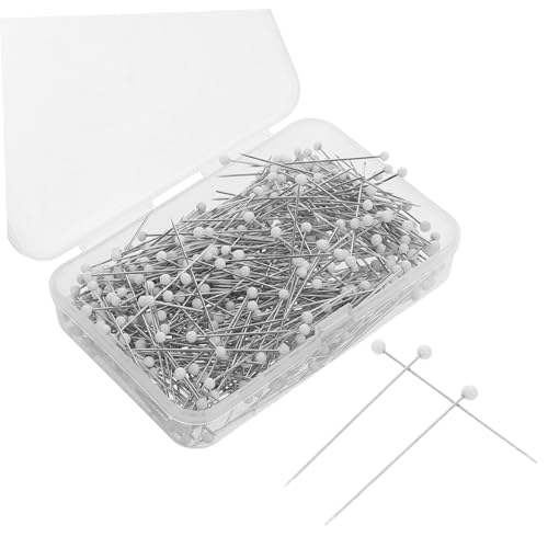 Sewroro 500 Stück Gerade Quiltnadeln mit Glaskopf Nähnadeln für DIY Projekte und Bekleidungsherstellung Präzise Positionierungsnadeln für Quilting und Handarbeit Sewroro 500 Stück Gerade Quiltnadeln mit Glaskopf Nähnadeln für DIY Projekte und Bekleidungsherstellung Präzise Positionierungsnadeln für Quilting und Handarbeit von Sewroro