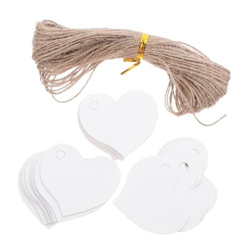 Sewroro 500 Stück Herzanhänger Geschenkanhänger aus Kraftpapier mit Schnur Vintage Herzform Blanko Anhänger für Hochzeit Valentinstag Party DIY Dekoration und Preisschilder Sewroro 500 Stück Herzanhänger Geschenkanhänger aus Kraftpapier mit Schnur Vintage Herzform Blanko Anhänger für Hochzeit Valentinstag Party DIY Dekoration und Preisschilder von Sewroro