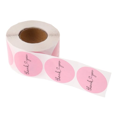 Sewroro 500 Stück Rund Selbstklebende Thank You Aufkleber in Rosa für Small Business Verpackung Geschenkboxen Umschläge Versiegelung Dekorative Dankeschön Etiketten Sewroro 500 Stück Rund Selbstklebende Thank You Aufkleber in Rosa für Small Business Verpackung Geschenkboxen Umschläge Versiegelung Dekorative Dankeschön Etiketten von Sewroro