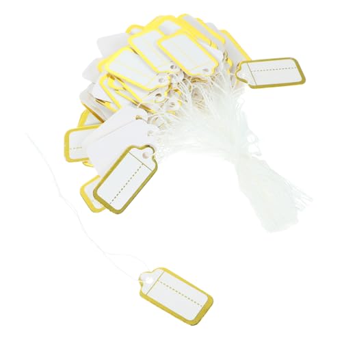Sewroro 500 Stück Schild Papieretikett Schmuck Tag-Aufkleber hängend label present tags Geschenkanhänger Geschenketiketten mit Schnur Geschenketikett mit Lanyard Tag Weinjahre Baumwolle Weiß Sewroro 500 Stück Schild Papieretikett Schmuck Tag-Aufkleber hängend label present tags Geschenkanhänger Geschenketiketten mit Schnur Geschenketikett mit Lanyard Tag Weinjahre Baumwolle Weiß von Sewroro