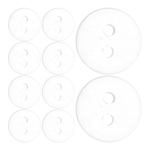 Sewroro 500 Stück Transparente Knöpfe Resin für Handarbeiten Runde Nähknöpfe Vielseitig Einsetzbar für Kleidung und Diy Projekte von Sewroro