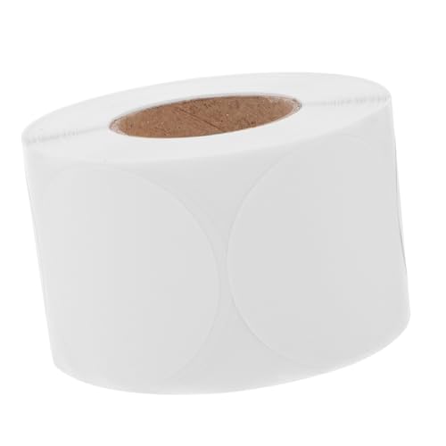 Sewroro 500 Stück Weiße Farbcode Aufkleber für Behälter Briefe Kosmetik und Vielseitige Etikettierung für Zuhause und Büro von Sewroro