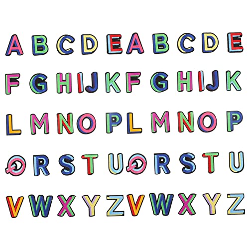 Sewroro 52 Stück Teiliges Buntes Alphabet Aufnäher zum Aufnähen Langlebige Diy Textil Applikationen Farbenfrohe Buchstaben Patches für Kleidung Taschen und Kreative Bastelprojekte Sewroro 52 Stück Teiliges Buntes Alphabet Aufnäher zum Aufnähen Langlebige Diy Textil Applikationen Farbenfrohe Buchstaben Patches für Kleidung Taschen und Kreative Bastelprojekte von Sewroro