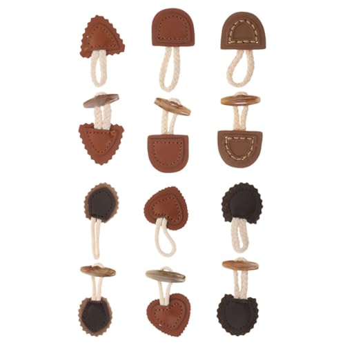 Sewroro 6 Paare Aufnähverschlüsse für Mäntel Jacken Pullover und Windbreaker Modezubehör für Kinderbekleidung und Diy Nähprojekte von Sewroro