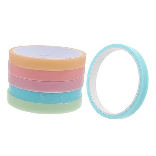 Sewroro 6 Rollen Bunte Sticky Ball Tapes Farbiges Klebeband zum Basteln Stressreduzierendes Haftendes Dekompressionstape für Schüler Vielseitiges DIY Zubehör Sewroro 6 Rollen Bunte Sticky Ball Tapes Farbiges Klebeband zum Basteln Stressreduzierendes Haftendes Dekompressionstape für Schüler Vielseitiges DIY Zubehör von Sewroro