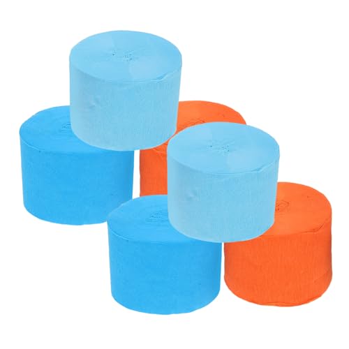 Sewroro 6 Rollen Buntes Krepppapier Set Verschiedenen Farben für Hochzeits und Geburtstagsdekorationen Diy Projekte und Kindergartenfeiern für Kreative Bastelarbeiten und Sewroro 6 Rollen Buntes Krepppapier Set Verschiedenen Farben für Hochzeits und Geburtstagsdekorationen Diy Projekte und Kindergartenfeiern für Kreative Bastelarbeiten und von Sewroro