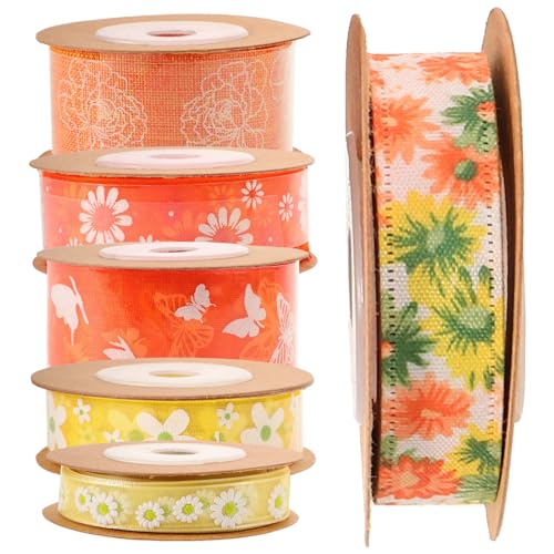 Sewroro 6 Rollen Multifunktionsband Doppelseitiges Satinband für DIY Haarschmuck Geschenkverpackungen und Bastelprojekte Waschbar und Farbecht Sewroro 6 Rollen Multifunktionsband Doppelseitiges Satinband für DIY Haarschmuck Geschenkverpackungen und Bastelprojekte Waschbar und Farbecht von Sewroro