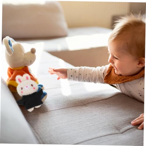 Sewroro 6 Stück Basic Bären T shirts für Plüschtiere Weiche Mini Doll Shirts Klassisch Geschnittene DIY Kleidung für Kuschelbären und Gefüllte Tierpuppen Rundhalsausschnitt Schwarz von Sewroro