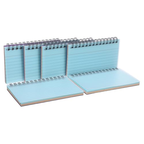Sewroro 6 Stück Buntes Spiral Memo Notizbuch für Kreative Notizen Studienlisten Tragbar für Schule Büro und Zuhause von Sewroro