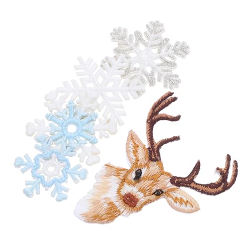 Sewroro 6 Stück Goldene Schneeflocken Bestickte Applikationen zum Aufbügeln Langlebige DIY Patches für Kleidung Heimtextilien Jacken Hüte Vielseitig Kompatibel Festliches Winterdesign Sewroro 6 Stück Goldene Schneeflocken Bestickte Applikationen zum Aufbügeln Langlebige DIY Patches für Kleidung Heimtextilien Jacken Hüte Vielseitig Kompatibel Festliches Winterdesign von Sewroro