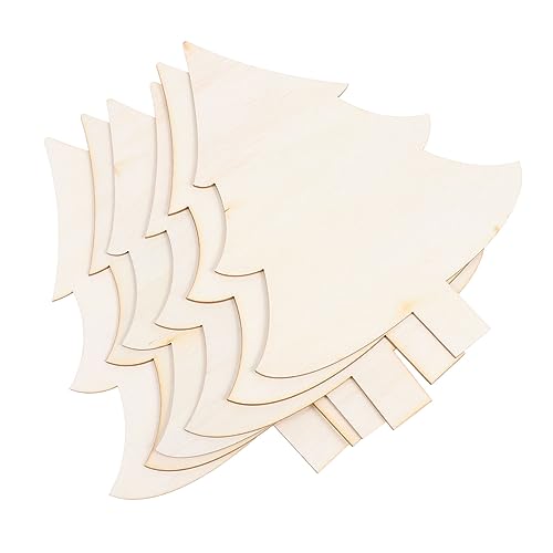 Sewroro 6 Stück Holzplatten Weihnachtsbaum Diy zum Malen und Gestalten Natürliche Holzmaterialien Weihnachtsdeko für Bastelfans Sewroro 6 Stück Holzplatten Weihnachtsbaum Diy zum Malen und Gestalten Natürliche Holzmaterialien Weihnachtsdeko für Bastelfans von Sewroro