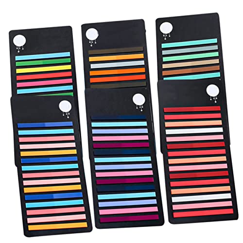 Sewroro 6 Stück Klebe Lese Streifen Bunte Annotierende Tabs für Transparent für Lesen und Annotieren von Büchern Fördert Konzentration und Lesefähigkeiten Sewroro 6 Stück Klebe Lese Streifen Bunte Annotierende Tabs für Transparent für Lesen und Annotieren von Büchern Fördert Konzentration und Lesefähigkeiten von Sewroro