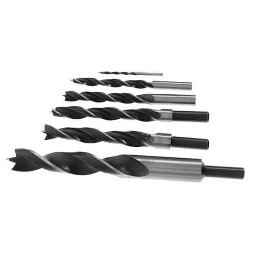 Sewroro 6 Stück Teiliges Holzbohrer Robuste Metallbohrer aus Legiertem Stahl Verschleißfest für Holz Stahl Präzise Bohrungen Langlebig Vielseitig Einsetzbar Sewroro 6 Stück Teiliges Holzbohrer Robuste Metallbohrer aus Legiertem Stahl Verschleißfest für Holz Stahl Präzise Bohrungen Langlebig Vielseitig Einsetzbar von Sewroro