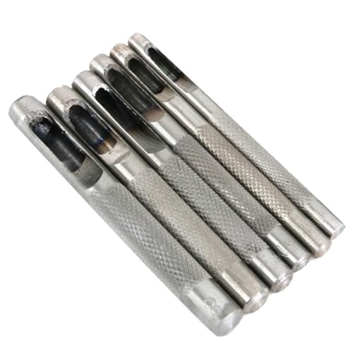 Sewroro 6 Stück Teiliges Lochstanzer Set aus Carbonstahl Langlebig mit Seitenauswurf für Kleidung Taschen Canvas Gürtel und Bastelarbeiten Sewroro 6 Stück Teiliges Lochstanzer Set aus Carbonstahl Langlebig mit Seitenauswurf für Kleidung Taschen Canvas Gürtel und Bastelarbeiten von Sewroro