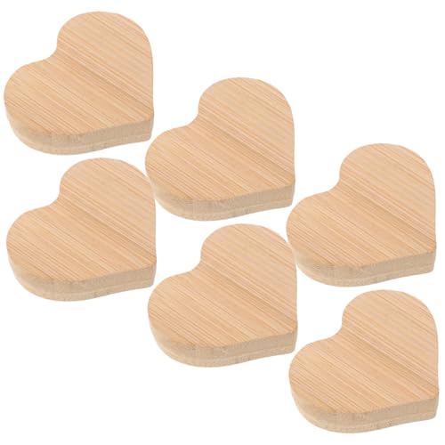 Sewroro 6 Stück Teiliges Natürliche Holzherzformen DIY Holzblanks für Basteln Malerei und Dekoration Unbehandelte Holzstücke für Hochzeitsaccessoires Kunstprojekte und Wohnraumgestaltung Sewroro 6 Stück Teiliges Natürliche Holzherzformen DIY Holzblanks für Basteln Malerei und Dekoration Unbehandelte Holzstücke für Hochzeitsaccessoires Kunstprojekte und Wohnraumgestaltung von Sewroro