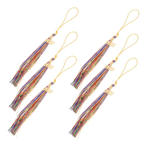 Sewroro 6 Stück Teiliges Polyester Abschluss quasten Langlebige Dekoration für Doktorhut und Bachelor Master Hüte Stilvolle Anhänger für Schulabschluss und Graduation Feier Sewroro 6 Stück Teiliges Polyester Abschluss quasten Langlebige Dekoration für Doktorhut und Bachelor Master Hüte Stilvolle Anhänger für Schulabschluss und Graduation Feier von Sewroro