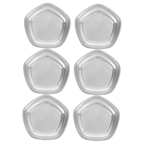 Sewroro 6 Stück Teiliges Professionelles Farb Mischpalette Set Metall Mischtablett für Modellbemalung Vielseitig Einsetzbar für Aquarell und Ölfarben Präzises Werkzeug für Detailreiche von Sewroro