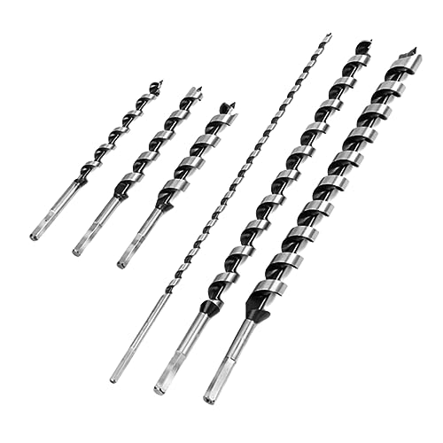 Sewroro 6 Stück Teiliges Sechskant Auger Holzbohrer Spiralbohrer für Holzarbeiten Präzise Lochöffnung für Möbel Sewroro 6 Stück Teiliges Sechskant Auger Holzbohrer Spiralbohrer für Holzarbeiten Präzise Lochöffnung für Möbel von Sewroro