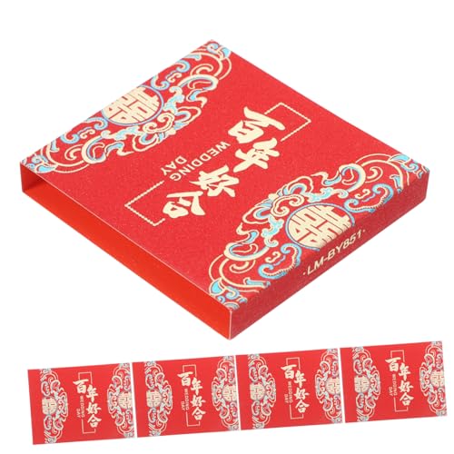Sewroro 6 Stück Teiliges Set Rote Geldumschläge mit Chinesischem Hochzeit Design Großzügige Kapazität Edle Verarbeitung Kulturelle Festtagsumschläge für Traditionelle Hochzeitszeremonien Sewroro 6 Stück Teiliges Set Rote Geldumschläge mit Chinesischem Hochzeit Design Großzügige Kapazität Edle Verarbeitung Kulturelle Festtagsumschläge für Traditionelle Hochzeitszeremonien von Sewroro