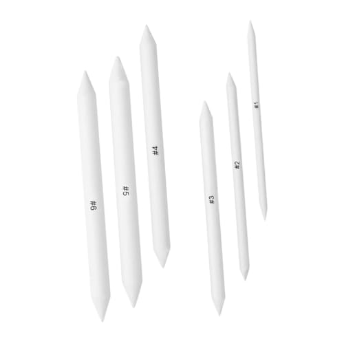 Sewroro 6 Stück Teiliges Weiße Skizzierstifte und Papierwischer Zeichnen Highlight und Blending Pencils Leichtes Tragbares Zeichenwerkzeug für Anfänger und Künstler Skizzieren und Sewroro 6 Stück Teiliges Weiße Skizzierstifte und Papierwischer Zeichnen Highlight und Blending Pencils Leichtes Tragbares Zeichenwerkzeug für Anfänger und Künstler Skizzieren und von Sewroro