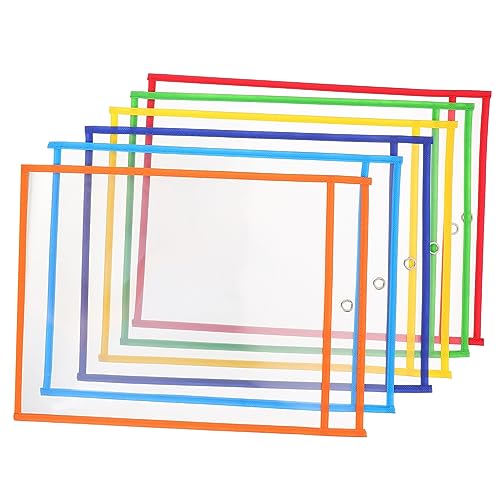 Sewroro 6 Stück ordner aufbewahrungssack cartape Mehrzweck-Organizer büroartikel Griffe Karte Datei Unterlagen Kabel dokumententasche Klare Ärmel Kunststoffhüllen für Papier das Haustier Sewroro 6 Stück ordner aufbewahrungssack cartape Mehrzweck-Organizer büroartikel Griffe Karte Datei Unterlagen Kabel dokumententasche Klare Ärmel Kunststoffhüllen für Papier das Haustier von Sewroro