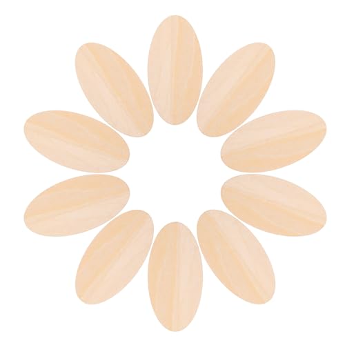 Sewroro 60 Stück Dicke Oval Holzscheiben für Diy Projekte für Bastelarbeiten Home Decor und Kreative Kunstgestaltungen Sewroro 60 Stück Dicke Oval Holzscheiben für Diy Projekte für Bastelarbeiten Home Decor und Kreative Kunstgestaltungen von Sewroro