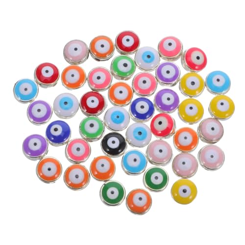 Sewroro 60 Stück Flache Runde Resin Charms Bunte Spacer für Diy Armbänder Schmuck und Schlüsselanhänger Vielseitige Bastelideen Sewroro 60 Stück Flache Runde Resin Charms Bunte Spacer für Diy Armbänder Schmuck und Schlüsselanhänger Vielseitige Bastelideen von Sewroro