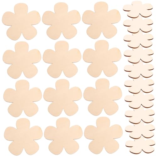 Sewroro 60 Stück Teiliges Holzblumenformen aus Naturbelassenem Holz Glatte Oberfläche DIY Bastelmaterial für Handgefertigte Dekorationen Geeignet für Valentinstag Hochzeit Geburtstag und Sewroro 60 Stück Teiliges Holzblumenformen aus Naturbelassenem Holz Glatte Oberfläche DIY Bastelmaterial für Handgefertigte Dekorationen Geeignet für Valentinstag Hochzeit Geburtstag und von Sewroro