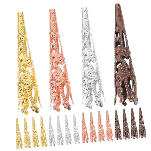 Sewroro 60 Stück Teiliges Perlenkappen aus Metall Trichterform Langlebige Schmuck DIY Materialien Vielseitig für Armbänder Halsketten Basteln und Schmuckherstellung Gemischte Farben Sewroro 60 Stück Teiliges Perlenkappen aus Metall Trichterform Langlebige Schmuck DIY Materialien Vielseitig für Armbänder Halsketten Basteln und Schmuckherstellung Gemischte Farben von Sewroro