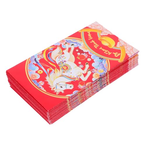 Sewroro 60 Stück Vietnamesische Rote Umschläge Pferdejahr Lunar Neujahr Hong Bao Briefumschläge Festliche Glücksgeldumschläge Chinesisches Frühlingsfest Geschenkumschläge Sewroro 60 Stück Vietnamesische Rote Umschläge Pferdejahr Lunar Neujahr Hong Bao Briefumschläge Festliche Glücksgeldumschläge Chinesisches Frühlingsfest Geschenkumschläge von Sewroro