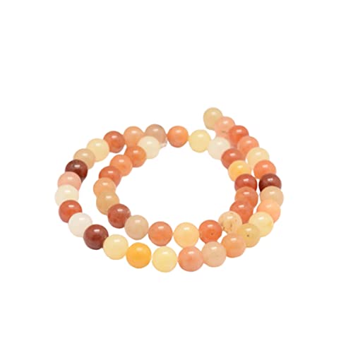 Sewroro 63 Stk Teiliges DIY Schmuckperlen aus Natürlichem Old Topaz Stein Runde Polierte Schmucksteine Einfarbig Kreative Bastelperlen für Armbänder Ohrringe Halsketten und Sewroro 63 Stk Teiliges DIY Schmuckperlen aus Natürlichem Old Topaz Stein Runde Polierte Schmucksteine Einfarbig Kreative Bastelperlen für Armbänder Ohrringe Halsketten und von Sewroro