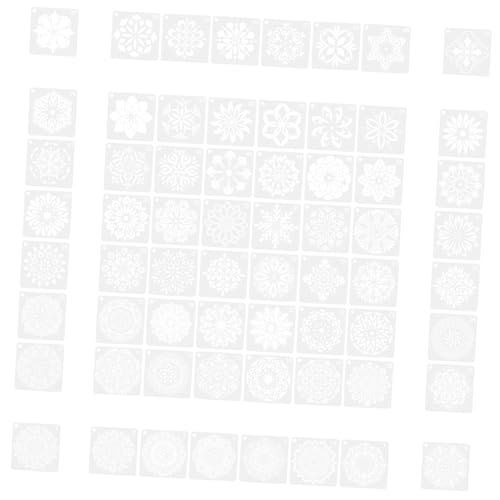 Sewroro 64 Stück Teiliges Mandala Schablonen Wiederverwendbare Malvorlagen für Möbel Wände Stoff Stein Glatte Oberfläche Leicht zu Reinigen Vielseitige DIY Painting Accessoires für Sewroro 64 Stück Teiliges Mandala Schablonen Wiederverwendbare Malvorlagen für Möbel Wände Stoff Stein Glatte Oberfläche Leicht zu Reinigen Vielseitige DIY Painting Accessoires für von Sewroro
