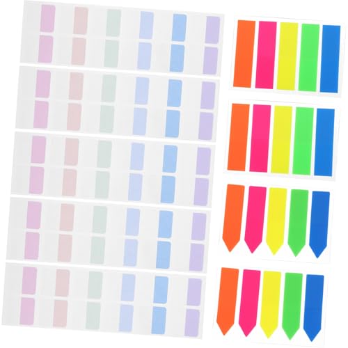 Sewroro 640 Stück Teiliges Selbstklebende Durchsichtige und Farbige Haftnotizen Tabs Schmale Beschriftbare Page Marker für Schule Büro Buchmarkierung und Notizen Langlebig und Sewroro 640 Stück Teiliges Selbstklebende Durchsichtige und Farbige Haftnotizen Tabs Schmale Beschriftbare Page Marker für Schule Büro Buchmarkierung und Notizen Langlebig und von Sewroro