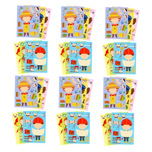 Sewroro 6sätze Puzzelkleber Für Junge Mädchen-anzieh-Sticker Berufs-Puzzle-Sticker Berufs-anzieh-Sticker Sticker-anzieh-Sticker Berufs-anzieh-Sticker Puzzle-kit-Sticker Sewroro 6sätze Puzzelkleber Für Junge Mädchen-anzieh-Sticker Berufs-Puzzle-Sticker Berufs-anzieh-Sticker Sticker-anzieh-Sticker Berufs-anzieh-Sticker Puzzle-kit-Sticker von Sewroro