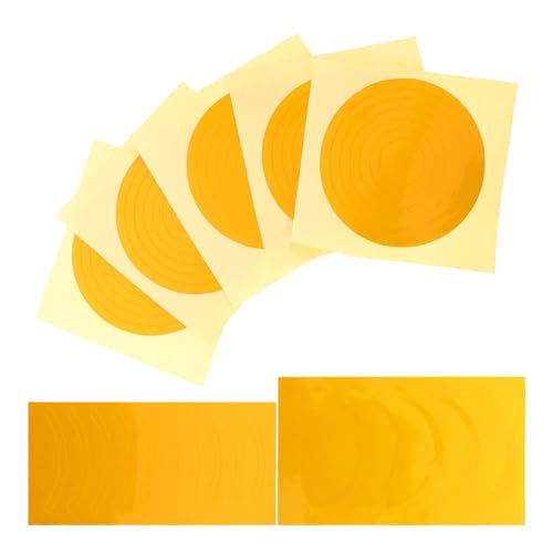 Sewroro 7 Blätter Druckmessgerät Aufkleber Selbstklebende Indikationsetiketten für Druckmessgeräte und Reflektierend Runder und Halbrunder Form für Einfache Identifikation von Sewroro