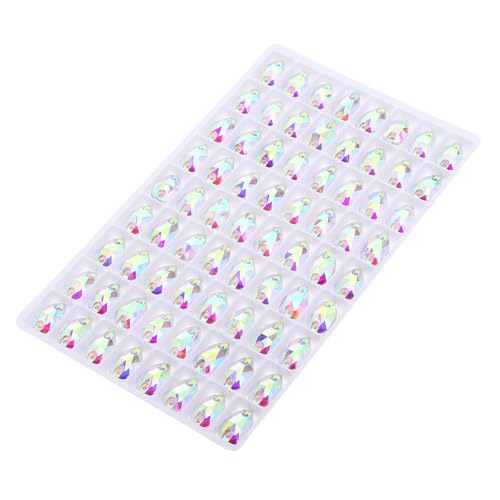 Sewroro 72 Stück Doppel Loch Handnähstrasssteine für Diy Kleidung Schuhe Hüte und Taschen Funkelnde Verzierung für Bastelprojekte Sewroro 72 Stück Doppel Loch Handnähstrasssteine für Diy Kleidung Schuhe Hüte und Taschen Funkelnde Verzierung für Bastelprojekte von Sewroro