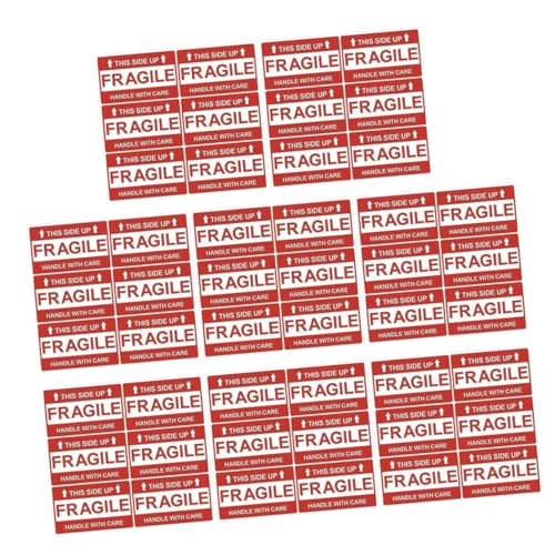 Sewroro 8 Blatt Fragile Warning Sticker Selbstklebend Verpackungsaufkleber Rote Warnetiketten für Zerbrechliche Gegenstände Versand und Transport Sewroro 8 Blatt Fragile Warning Sticker Selbstklebend Verpackungsaufkleber Rote Warnetiketten für Zerbrechliche Gegenstände Versand und Transport von Sewroro