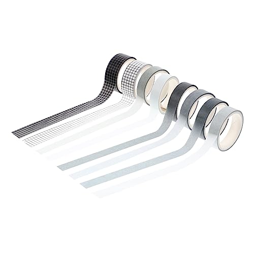 Sewroro 8 Rollen Teiliges Washi Tape Schlichtes Klebeband Vielseitig für DIY Scrapbooking Geschenkverpackung und Handarbeit Selbstklebend für Alben und Notizbücher Sewroro 8 Rollen Teiliges Washi Tape Schlichtes Klebeband Vielseitig für DIY Scrapbooking Geschenkverpackung und Handarbeit Selbstklebend für Alben und Notizbücher von Sewroro