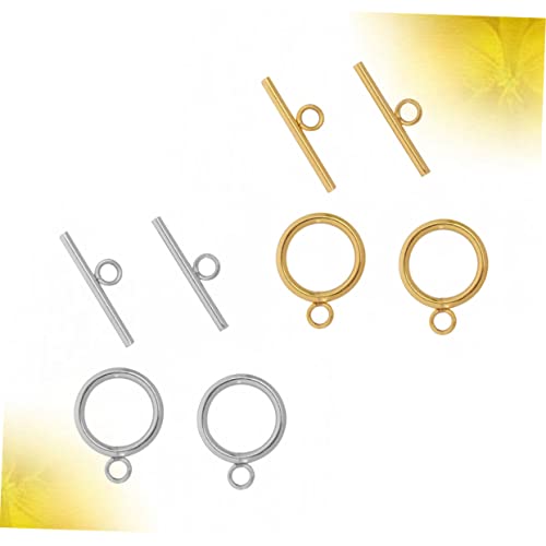 Sewroro 8 Satz Ot Schmuckverschlüsse mit Kupferbeschichtung Teiliges DIY Verbinder für Halsketten und Armbänder Langlebige Kettenverbinder in Mischfarben für Schmuckherstellung Sewroro 8 Satz Ot Schmuckverschlüsse mit Kupferbeschichtung Teiliges DIY Verbinder für Halsketten und Armbänder Langlebige Kettenverbinder in Mischfarben für Schmuckherstellung von Sewroro