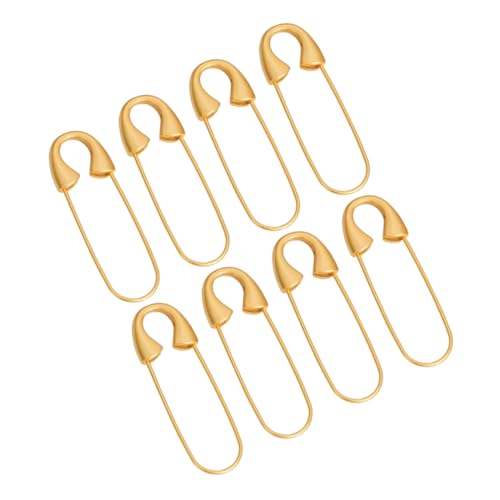 Sewroro 8 Stück Teiliges Große Goldfarbene Sicherheitsnadeln Broschen DIY Schmuckzubehör Vielseitig Einsetzbar für Kleidung Schmuckherstellung und Alltag Einfach zu Bedienen für Kreative Sewroro 8 Stück Teiliges Große Goldfarbene Sicherheitsnadeln Broschen DIY Schmuckzubehör Vielseitig Einsetzbar für Kleidung Schmuckherstellung und Alltag Einfach zu Bedienen für Kreative von Sewroro
